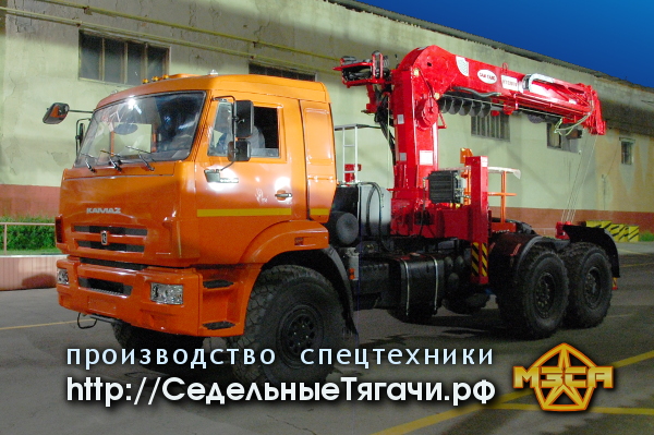 Бурильно-крановая машина КАМАЗ