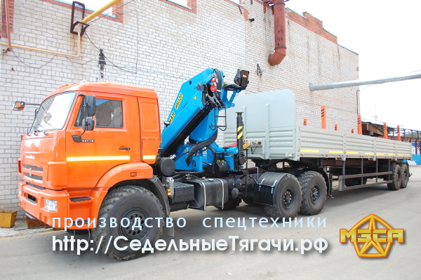 Седельный тягач КАМАЗ с КМУ ИМ-320